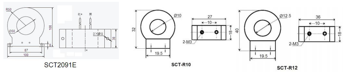 Screws Mounted Miniature current transformers 6 Screws Mounted Miniature current transformers 6
